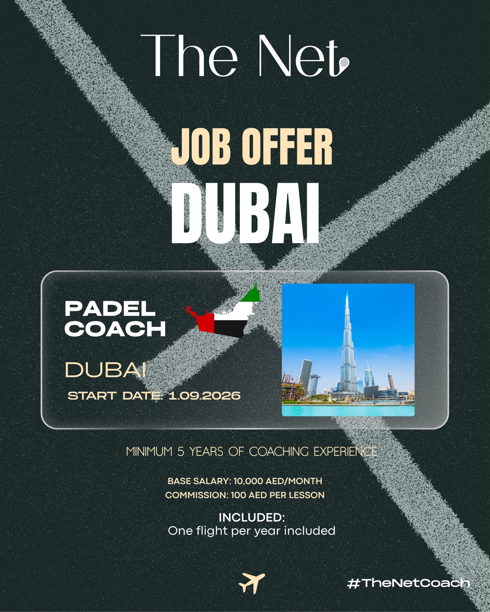 Job opportunity at Padel Town Dubai in Dubai , United Arab Emirates
