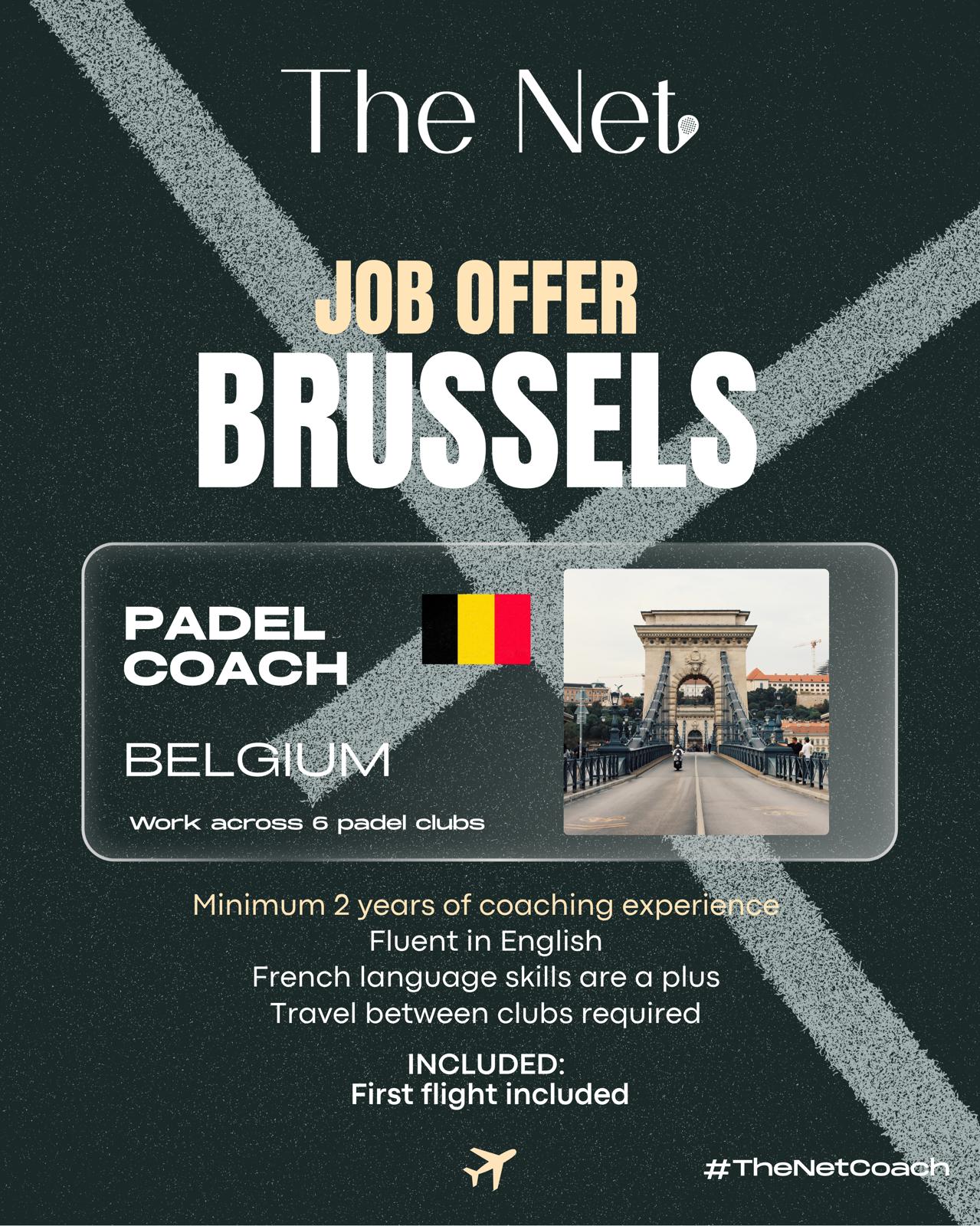 Job opportunity at Tero Padel Club in Waterloo, Belgium