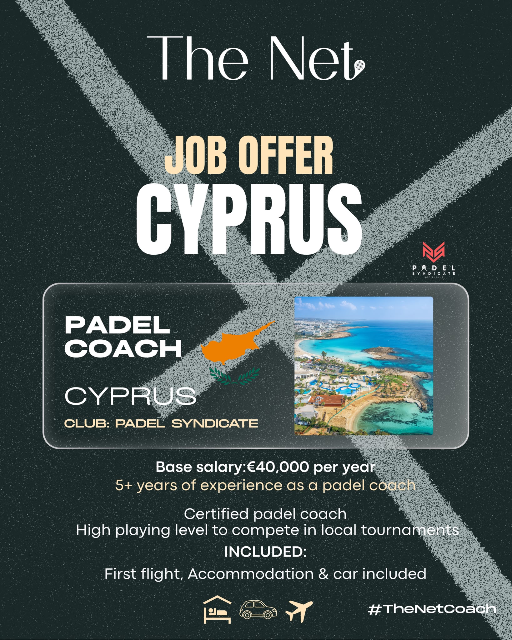 Job opportunity at Padel Syndicate in Limassol, Cyprus