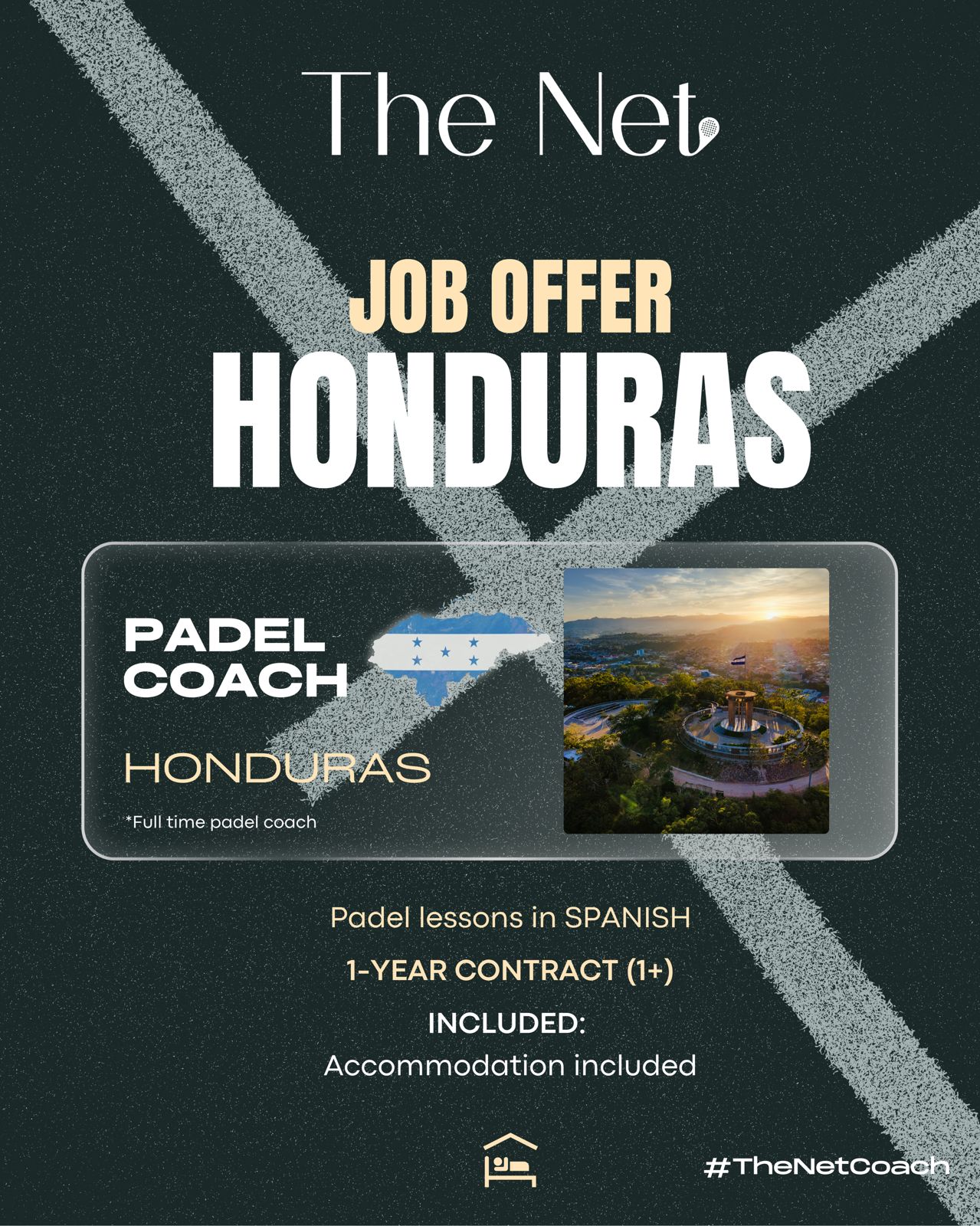 Job opportunity at Bounce Padel Club in San Pedro Sula, Honduras