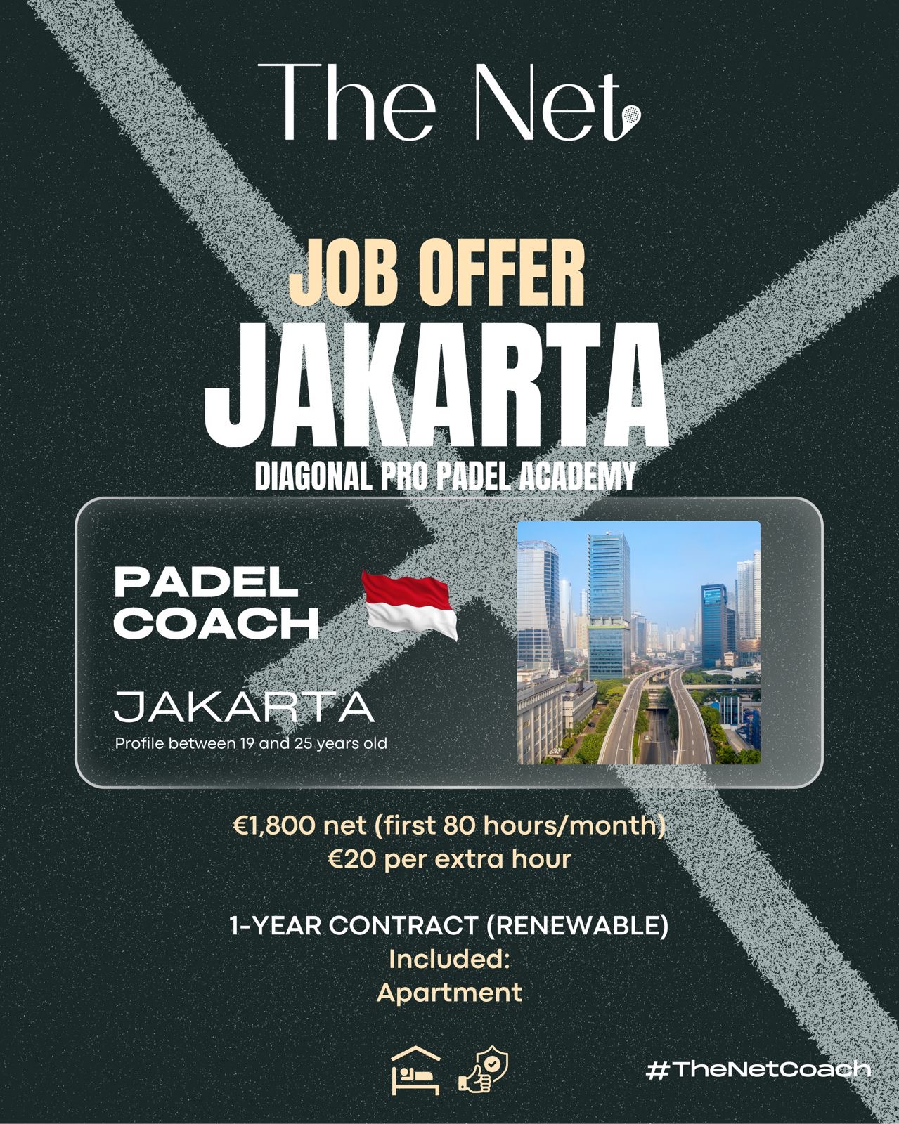 Job opportunity at South padel  in jakarta, Indonesia