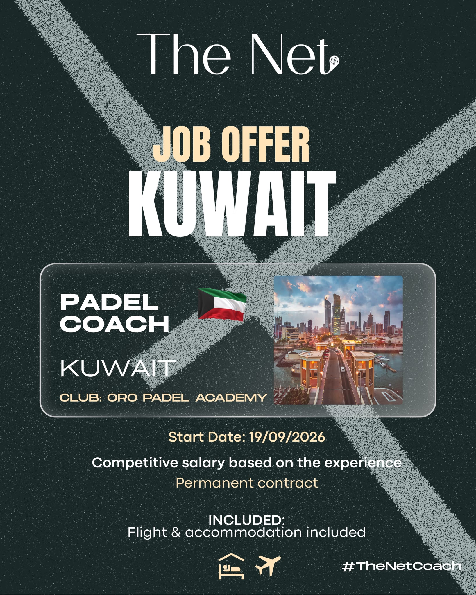 Job opportunity at Oro Padel Academy in AlBida, Kuwait