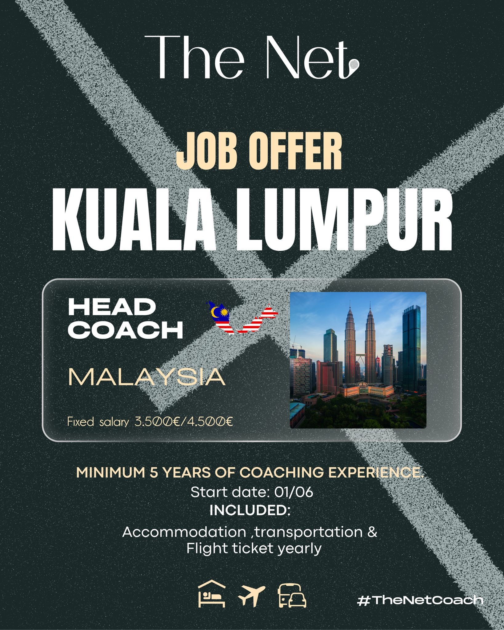Job opportunity at Pop Padel Bamboo Hills in Kuala Lumpur, Malaysia